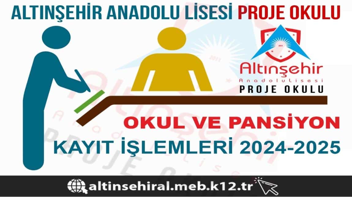 2024-2025 EĞİTİM ÖĞRETİM YILI KAYIT İŞLEMLERİ